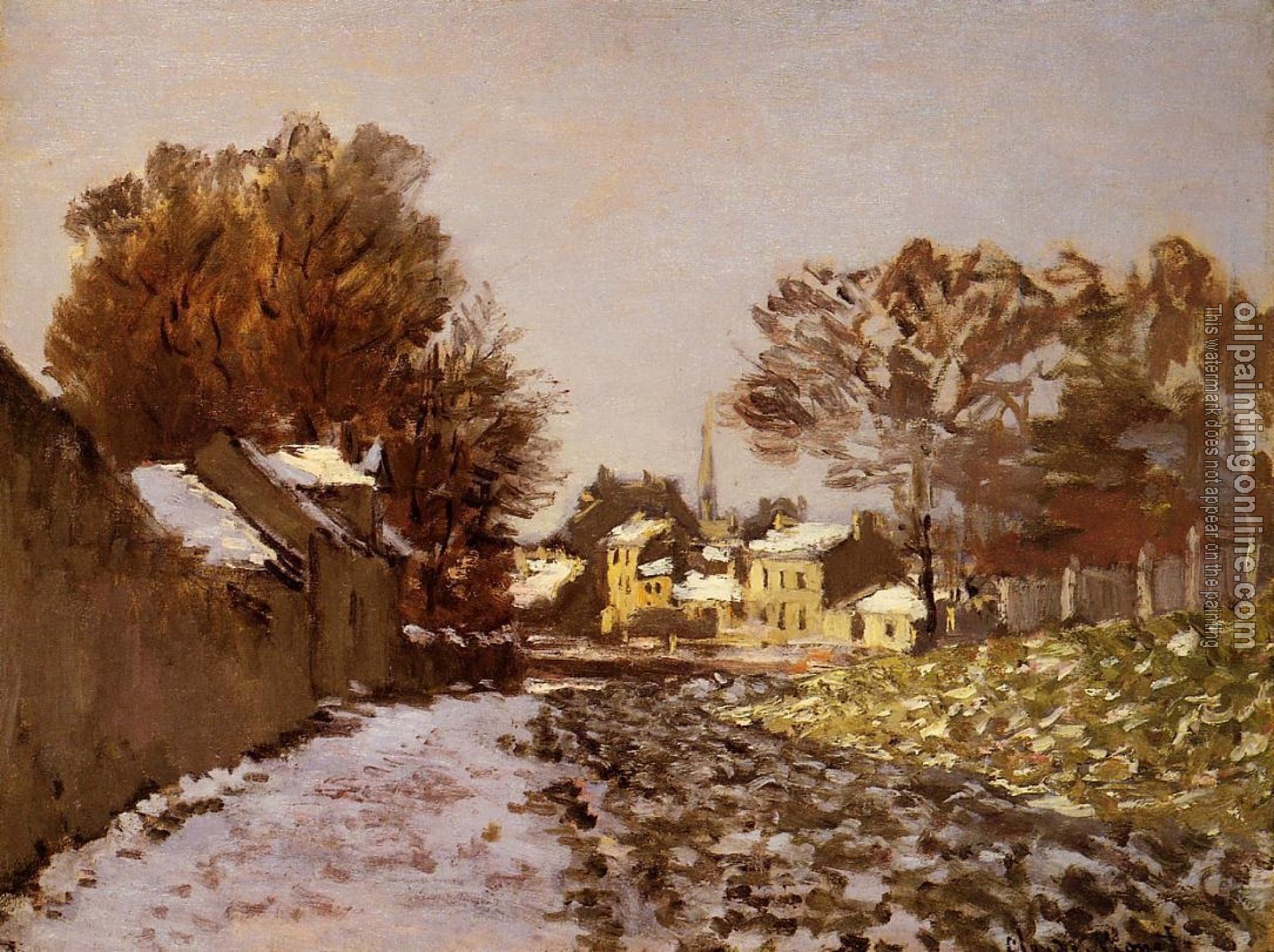 Monet, Claude Oscar - Snow at Argenteuil